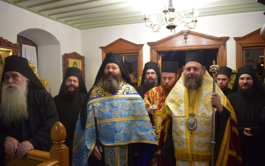 Ο Μητροπολίτης Τρίκκης και Σταγών κ. Χρυσόστομος στην Πανήγυρη του Κελλίου του Γέροντα Μωυσή στο Άγιον Όρος