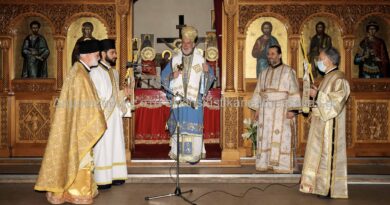Ο Αρχιεπίσκοπος Θυατείρων και Μεγάλης Βρεταννίας στον Αγ. Βαρνάβα Λονδίνου